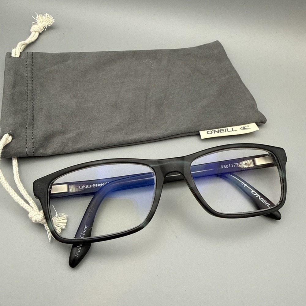 O'NEILL "ONO STANCE" 106 MATTE TORT BLUE FADE AUTHENTIC EYEGLASS FRAMES & CASE
